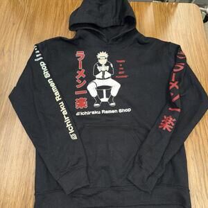 Naruto Ramen Hoodie S Funny Shonen Jump Anime Sasuke Itachi TV Dragon Ball Z Vtg